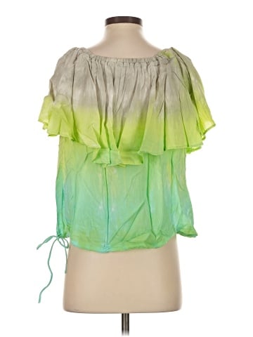 Blue Life Short Sleeve Blouse (view 2)