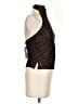 Cache Black Brown Sleeveless Blouse Size S - photo 4
