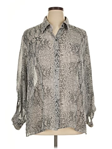 Liz Claiborne Long Sleeve Blouse (view 1)