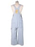 Gloria Vanderbilt 100% Cotton Blue Overalls Size L - photo 2