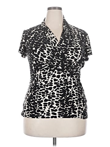 DKNY Short Sleeve Blouse (view 1)