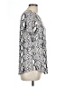 Venus Silver Short Sleeve Blouse Size L - photo 4