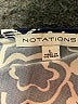 Notations Print Blue Casual Dress Size L - photo 7