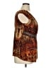 Venezia Brown Sleeveless Blouse Size 14 - 16 Plus - photo 4