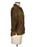 Anna Paisley Green 3/4 Sleeve Button-Down Shirt Size S - photo 4