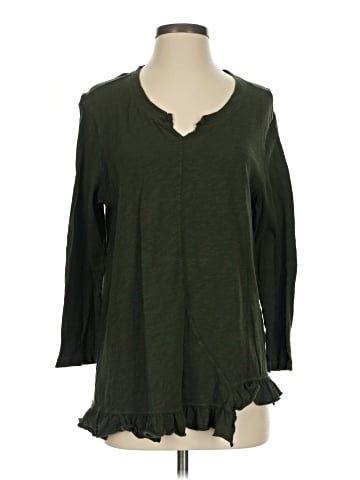 Left of Center 3/4 Sleeve T-Shirt (view 1)