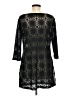 J Valdi 100% Polyester Black 3/4 Sleeve Top Size M - photo 2