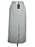 LOFT Versa Solid Gray Formal Skirt Size 10 - photo 2
