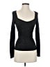 By Anthropologie Black Long Sleeve Top Size S - photo 1