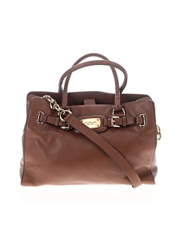 MICHAEL Michael Kors Leather Satchel (view 1)