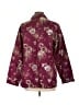 Chico's Tropical Burgundy Jacket Size Lg (2) - photo 2