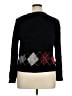 Rafaella Argyle Black Pullover Sweater Size XL - photo 2