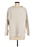 Ann Taylor LOFT 100% Polyester Solid Ivory Pullover Sweater Size M - photo 1