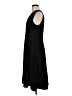 Ann Taylor 100% Polyester Solid Black Casual Dress Size 8 - photo 5