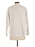 Ann Taylor LOFT 100% Polyester Solid Ivory Pullover Sweater Size M - photo 2