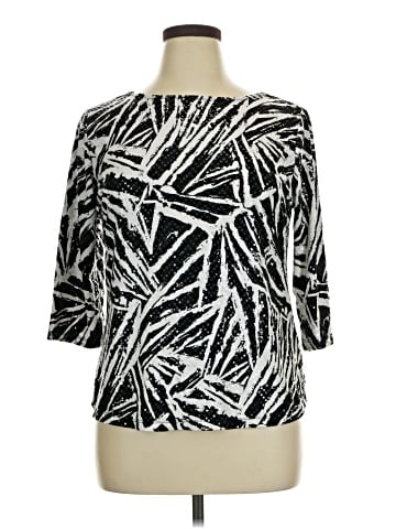 Tribal 3/4 Sleeve Blouse (view 1)