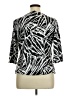 Tribal 100% Polyester Black 3/4 Sleeve Blouse Size XL - photo 2