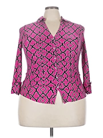 INC International Concepts 3/4 Sleeve Blouse (view 1)