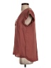 DR2 100% Polyester Brown Short Sleeve Blouse Size S - photo 5