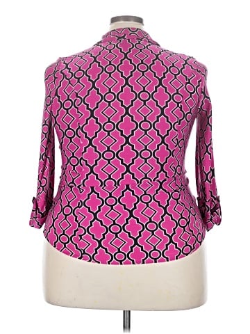 INC International Concepts 3/4 Sleeve Blouse (view 2)