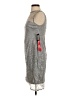 Marina 100% Nylon Metallic Silver Cocktail Dress Size 4 - photo 5
