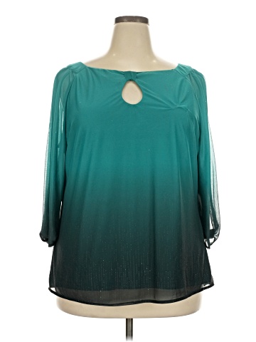 Sara Michelle 3/4 Sleeve Blouse (view 1)