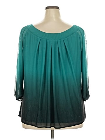 Sara Michelle 3/4 Sleeve Blouse (view 2)