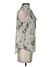 Halogen 100% Polyester Silver Sleeveless Blouse Size S (petite) - photo 4