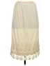 Downeast 100% Polyester Ivory Casual Skirt Size S - photo 1