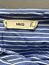 MNG Stripes Blue 3/4 Sleeve Button-Down Shirt Size 8 - photo 7