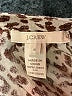 J.Crew 100% Linen Animal Print Brown 3/4 Sleeve Blouse Size 6 - photo 7