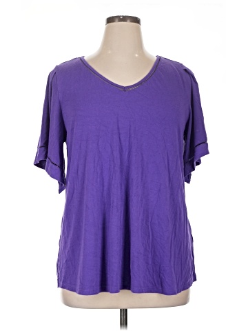 H By Halston Short Sleeve Top (view 1)