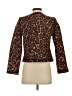 J.Crew 100% Polyester Animal Print Brown Jacket Size 4 - photo 2