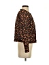 J.Crew 100% Polyester Animal Print Brown Jacket Size 4 - photo 4