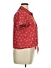 Hippie Rose 100% Polyester Red Short Sleeve Blouse Size XL - photo 4