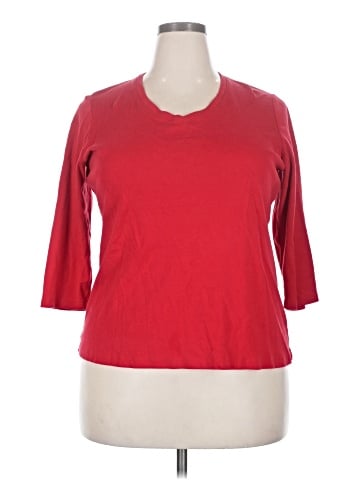 St. John's Bay 3/4 Sleeve Top (view 1)