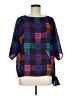 Teddi Purple 3/4 Sleeve Blouse Size M - photo 1