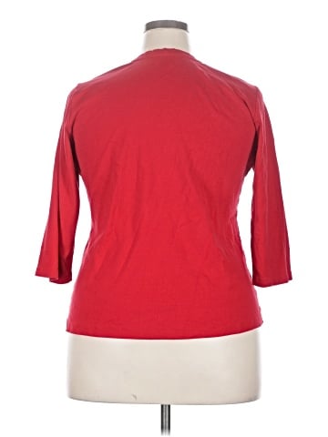 St. John's Bay 3/4 Sleeve Top (view 2)