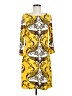 Forever Paisley Yellow Casual Dress Size M - photo 1
