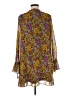 Sugarlips 100% Polyester Print Yellow Casual Dress Size M - photo 2
