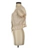 Volcom Tan Short Sleeve Blouse Size S - photo 5