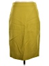 J.Crew 100% Wool Solid Yellow Wool Skirt Size 0 - photo 1