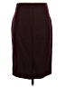 J.Crew 100% Wool Solid Burgundy Wool Skirt Size 0 - photo 2