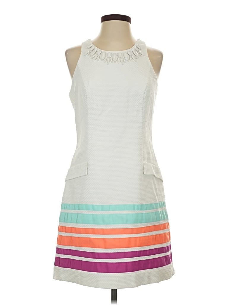 Pre-owned Lilly Pulitzer Casual Dress In White