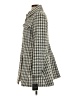 Laundry by Shelli Segal Houndstooth Gray Coat Size S - photo 5