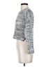 Eyeshadow 100% Acrylic Metallic Silver Pullover Sweater Size S - photo 5