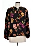 Oddi Floral Black Long Sleeve Blouse Size L - photo 1