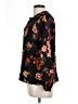 Oddi Floral Black Long Sleeve Blouse Size L - photo 5