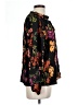 Oddi Floral Black Long Sleeve Blouse Size L - photo 4