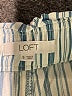 Ann Taylor LOFT 100% Lyocell Stripes Blue Casual Pants Size S - photo 7
